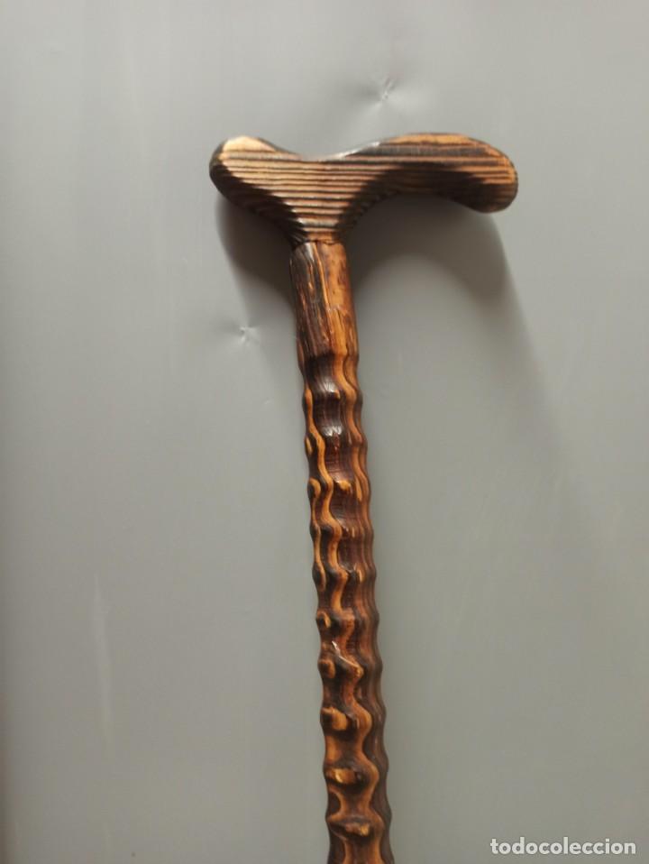 Antig&uuml;edades: BAST&Oacute;N MADERA ARTESANAL - Foto 2
