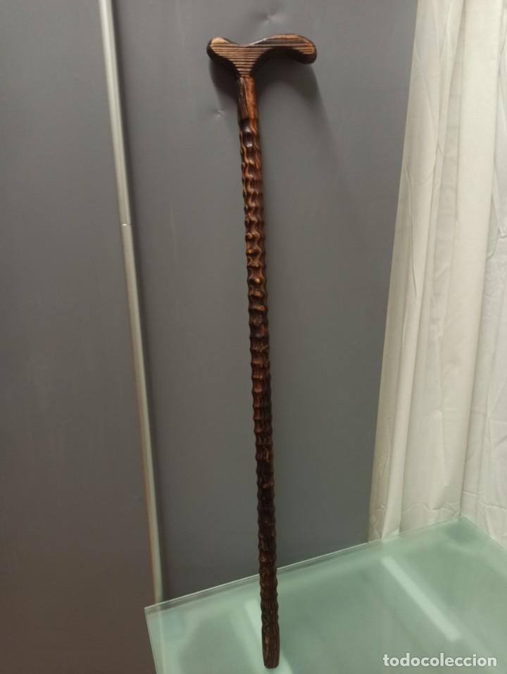 Antig&uuml;edades: BAST&Oacute;N MADERA ARTESANAL - Foto 3
