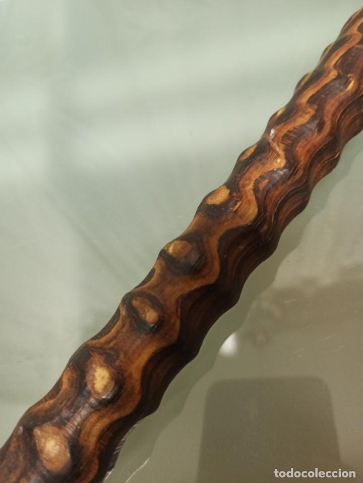 Antig&uuml;edades: BAST&Oacute;N MADERA ARTESANAL - Foto 4