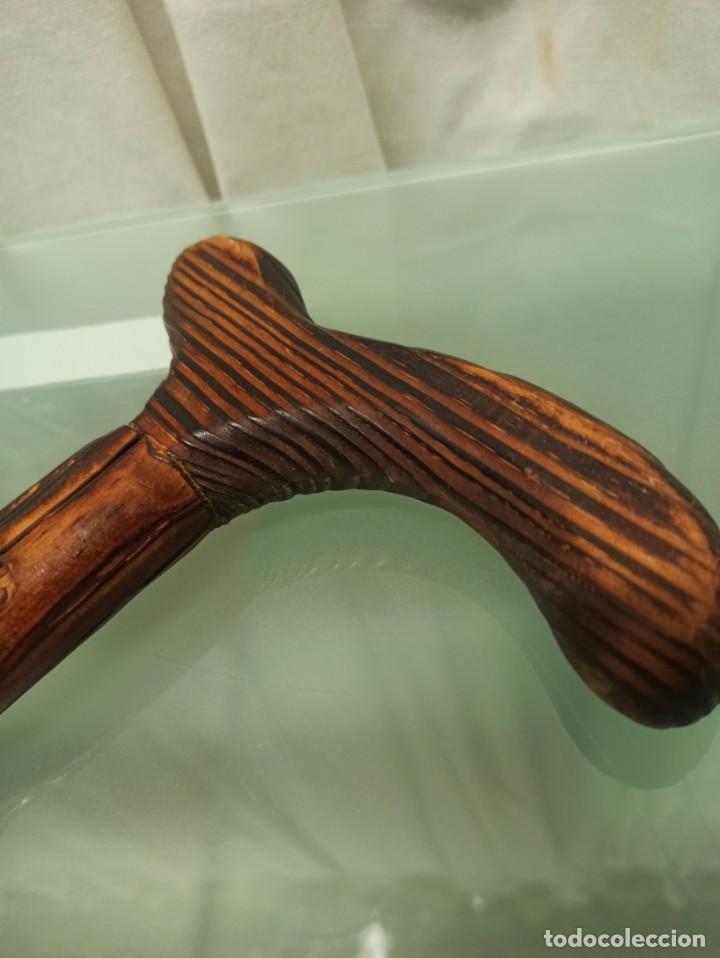 Antig&uuml;edades: BAST&Oacute;N MADERA ARTESANAL - Foto 5