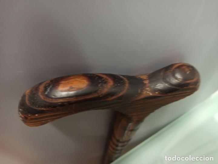 Antig&uuml;edades: BAST&Oacute;N MADERA ARTESANAL - Foto 6