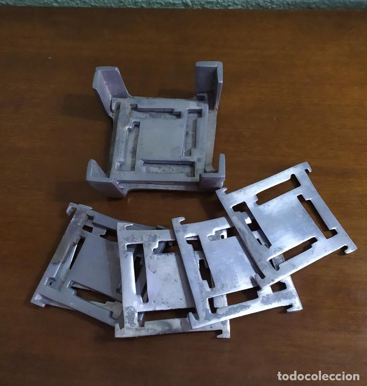 Antig&uuml;edades: Rarisimos posavasos de aluminio. - Foto 1