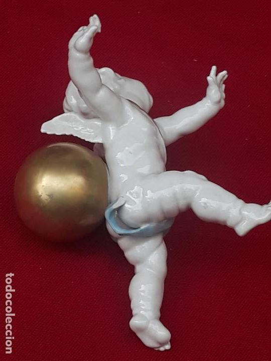 Antig&uuml;edades: FIGURA EN PORCELANA DE LA MARCA ALGORA. - Foto 2
