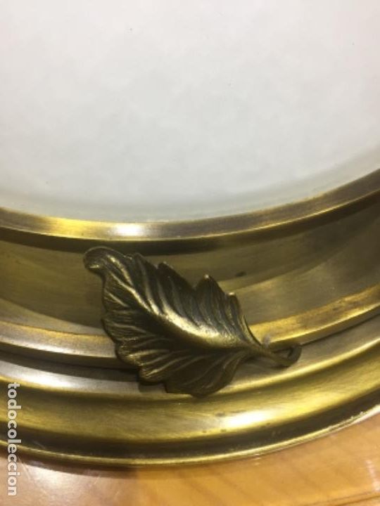 Antig&uuml;edades: L&aacute;mpara plaf&oacute;n bronce - Foto 3