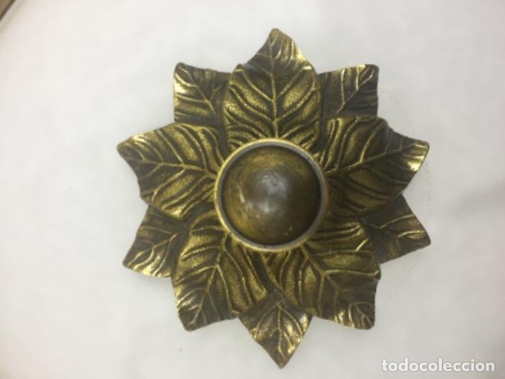 Antig&uuml;edades: L&aacute;mpara plaf&oacute;n bronce - Foto 5