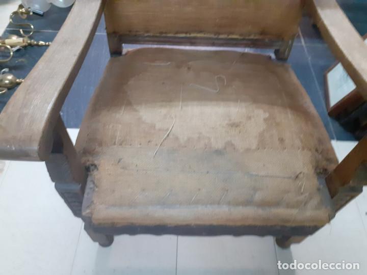 Antig&uuml;edades: sillon antiguo para tapizar - Foto 4