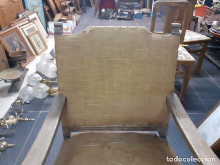 Antig&uuml;edades: sillon antiguo para tapizar - Foto 5
