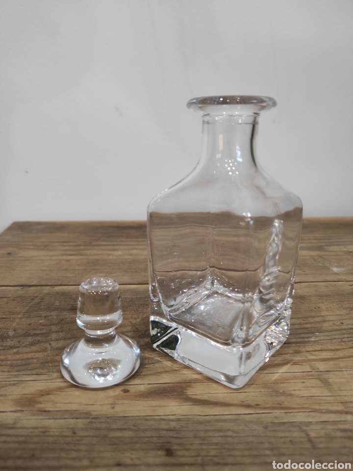 Antig&uuml;edades: Peque&ntilde;a botella de cristal de plomo - Foto 3