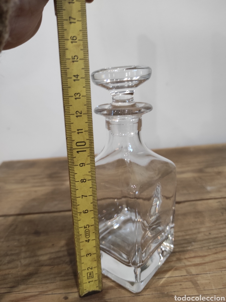 Antig&uuml;edades: Peque&ntilde;a botella de cristal de plomo - Foto 4