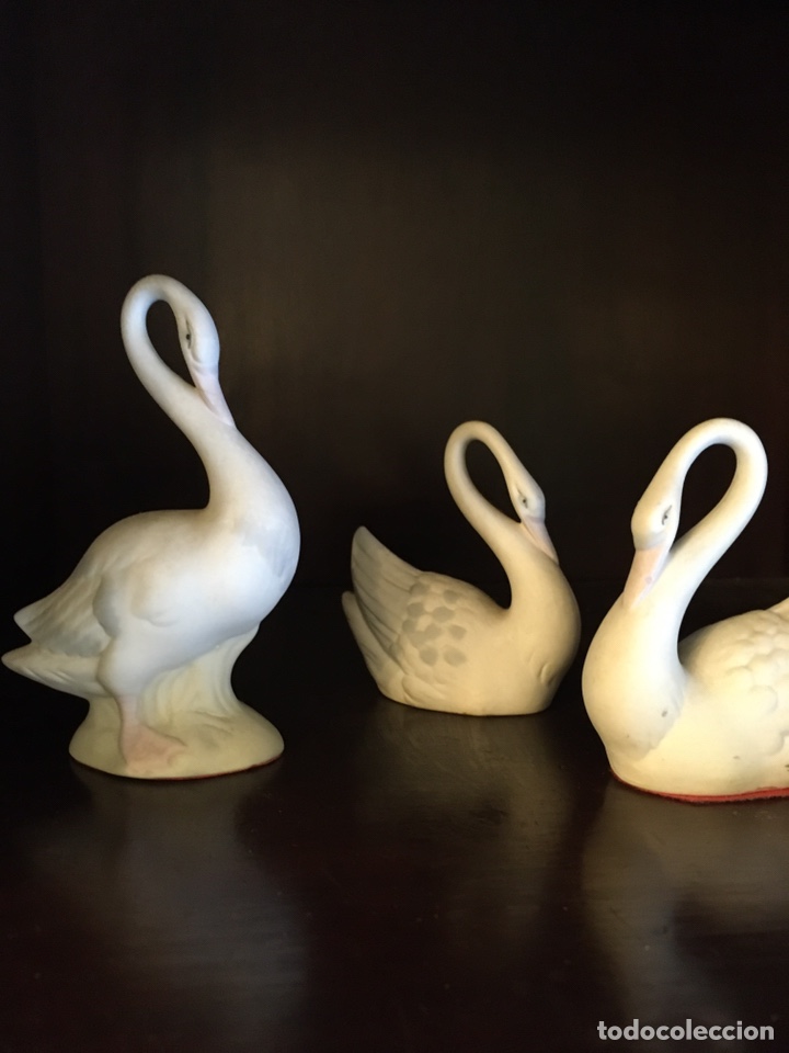 Antig&uuml;edades: Tr&egrave;s Cisnes Lladro - Foto 2