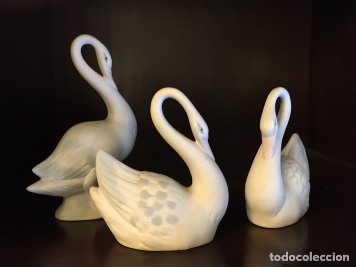 Antig&uuml;edades: Tr&egrave;s Cisnes Lladro - Foto 1