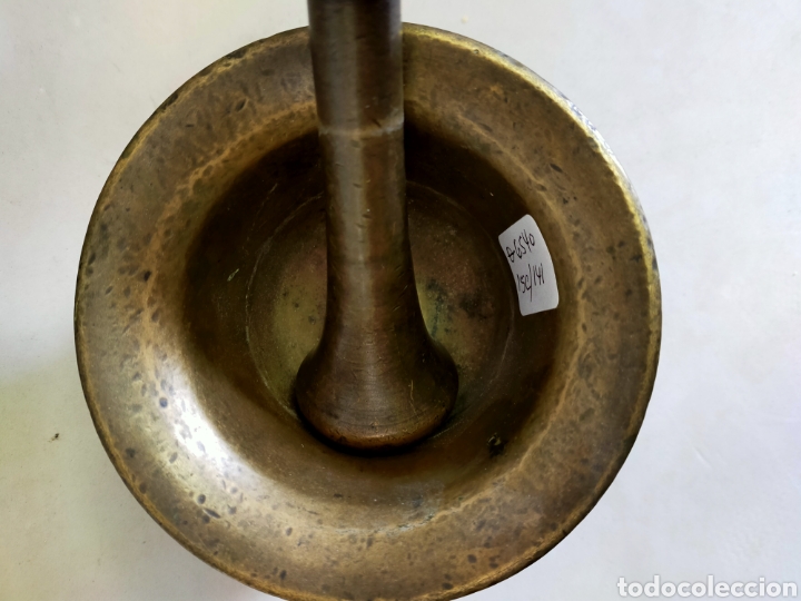 Antig&uuml;edades: ALMIREZ O MORTERO DE BRONCE, CON COSTILLAS. - Foto 7