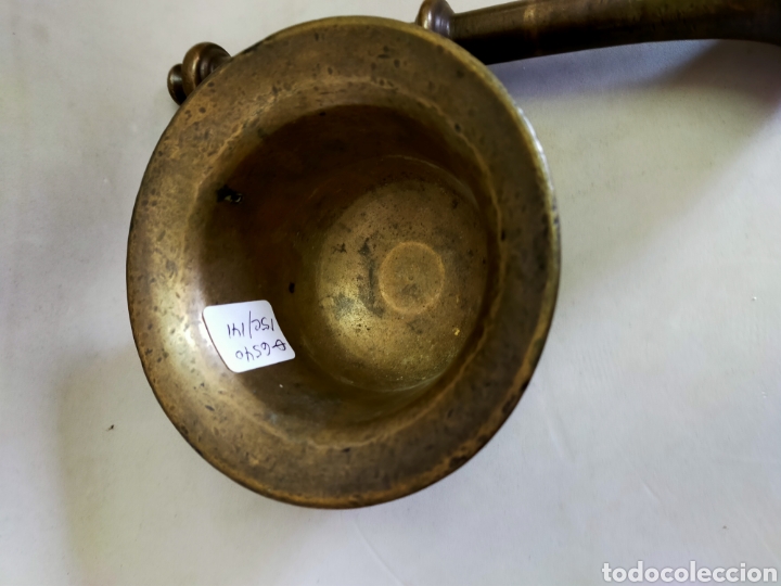 Antig&uuml;edades: ALMIREZ O MORTERO DE BRONCE, CON COSTILLAS. - Foto 17