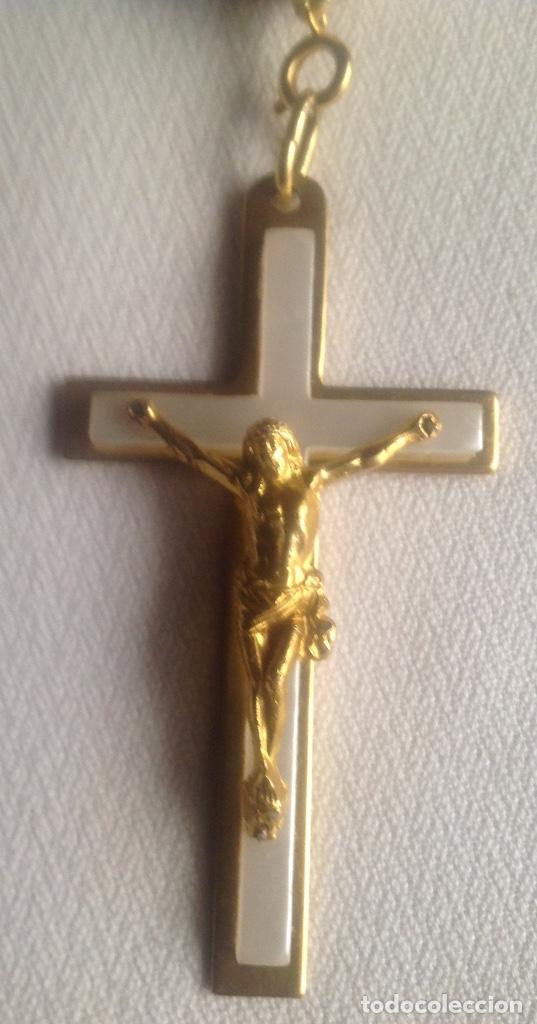 Antig&uuml;edades: CRUZ DE COMUNI&Oacute;N CON CORD&Oacute;N - Foto 1