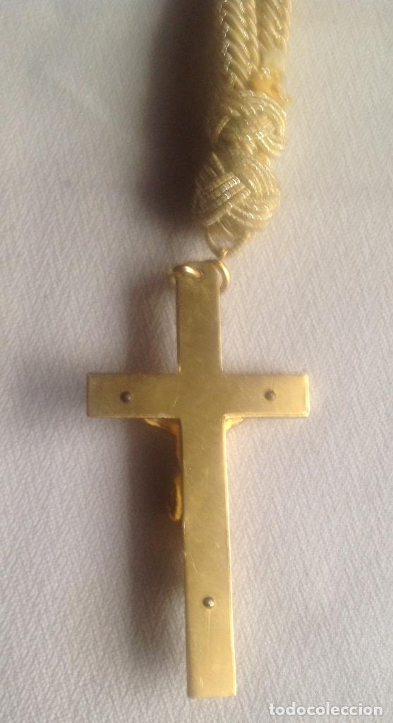 cruz de comunión con cordón - Comprar Cruces Antiguas en todocoleccion