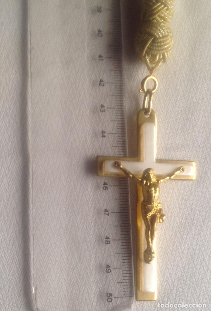 Antig&uuml;edades: CRUZ DE COMUNI&Oacute;N CON CORD&Oacute;N - Foto 13