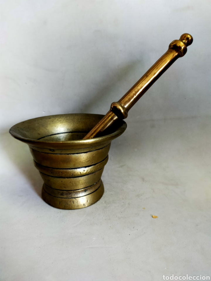 Antig&uuml;edades: ALMIREZ O MORTERO DE BRONCE - Foto 1
