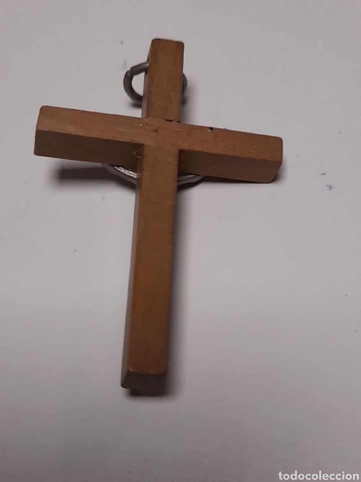 Antig&uuml;edades: CRUCIFIJO DE MADERA 5 X 4 CM - Foto 2