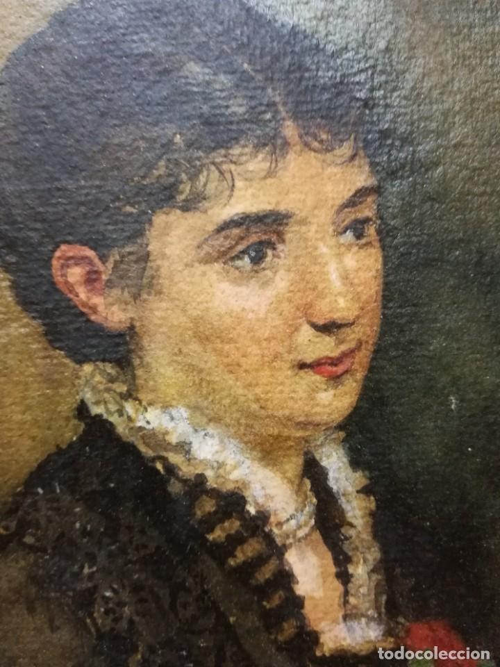 Antig&uuml;edades: RETRATO DE SE&Ntilde;ORA - Foto 3