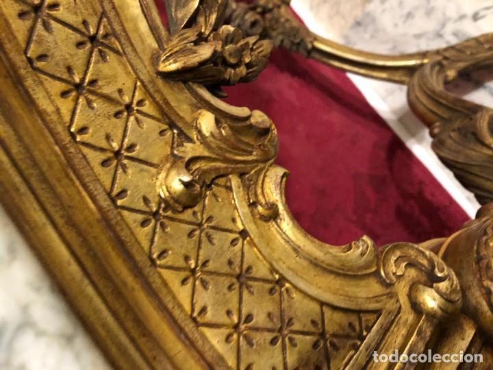 Antig&uuml;edades: MAGNIFICA CONSOLA EN ORO Y MARMOL - Foto 2
