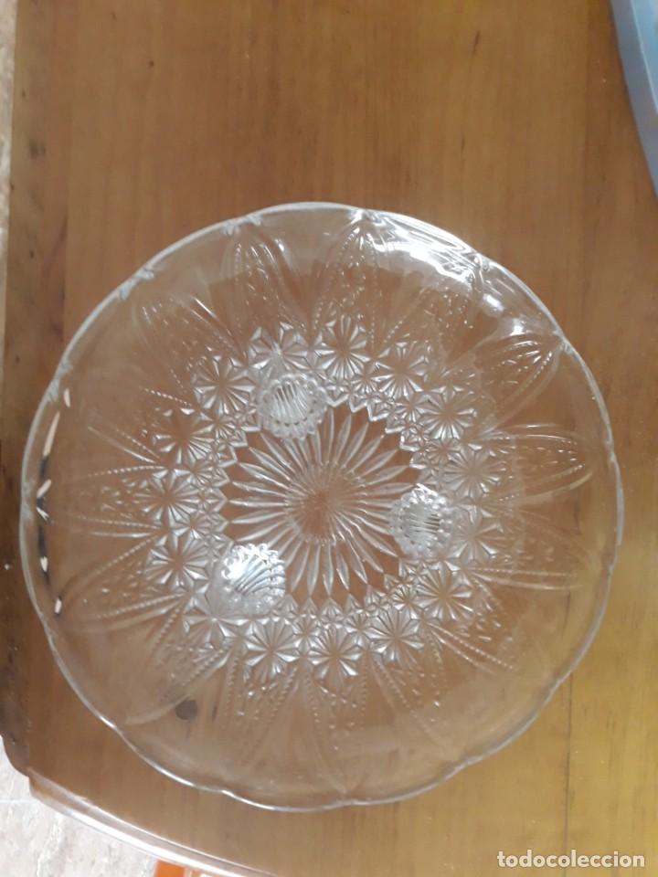 Antiques: Centro de mesa cristal antiguo diametro 19