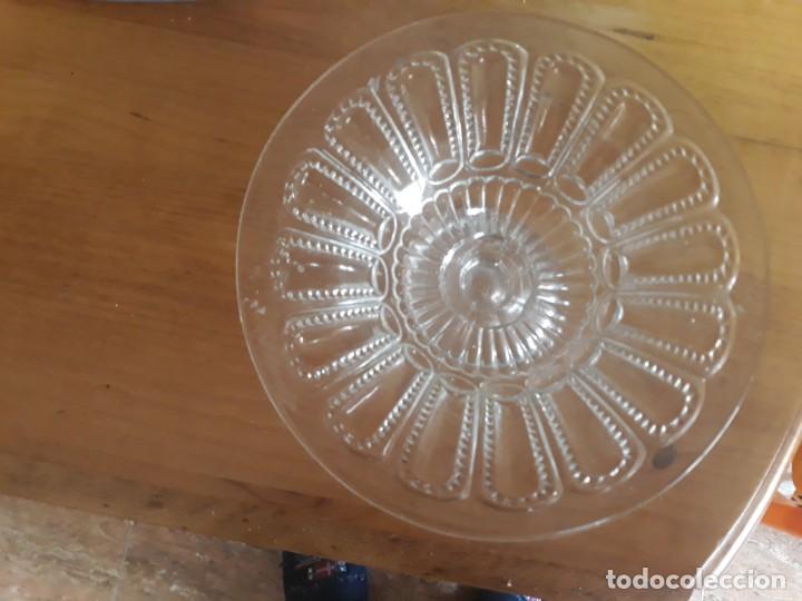 Antiques: Centro de mesa cristal antiguo diametro 18