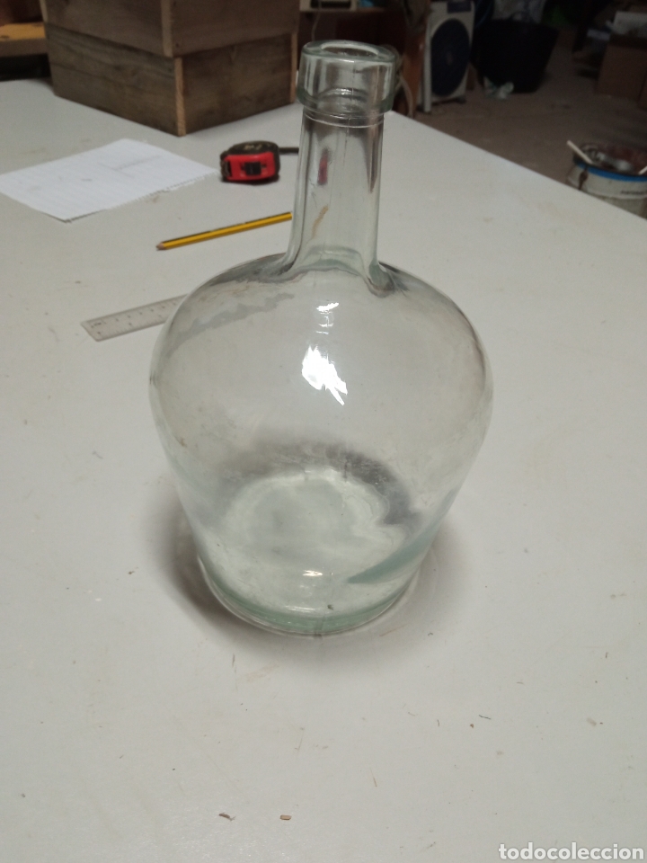 Antig&uuml;edades: Damajuana cristal transparente 3 l - Foto 1