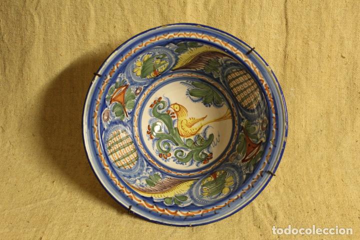 Antig&uuml;edades: Cuenco hondo de manises pajaro - Foto 1