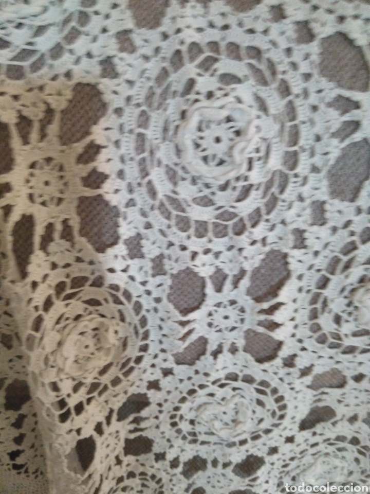 Antig&uuml;edades: Mantel de crochet - Foto 1