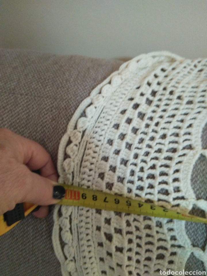 Antig&uuml;edades: Mantel de crochet - Foto 4