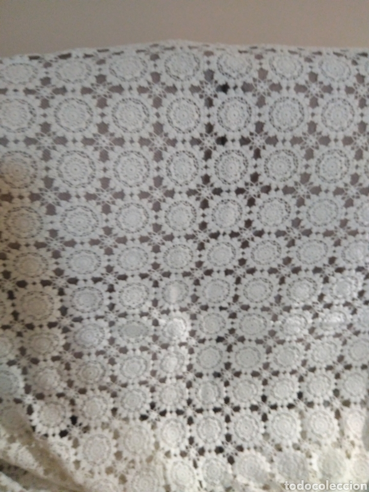 Antig&uuml;edades: Mantel de crochet - Foto 3