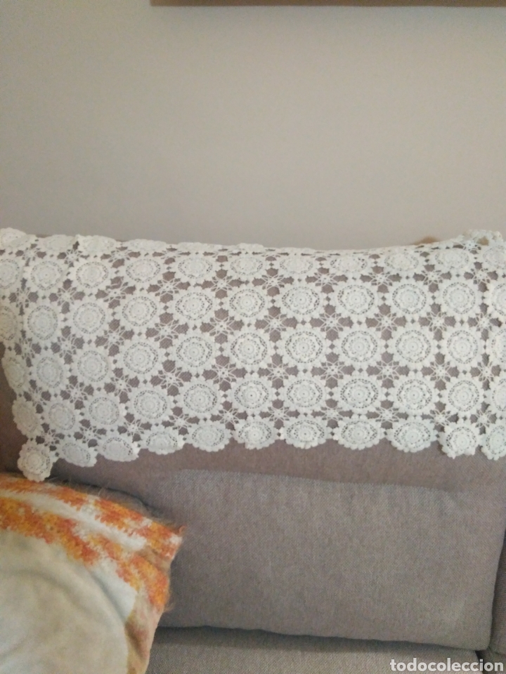 Antig&uuml;edades: Juegode manteles crochet - Foto 3