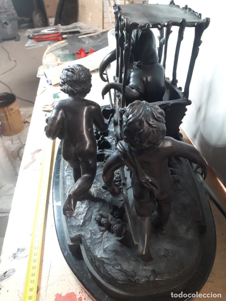 Antig&uuml;edades: GRAN CENTRO DE BRONCE Y MARMOL - Foto 3