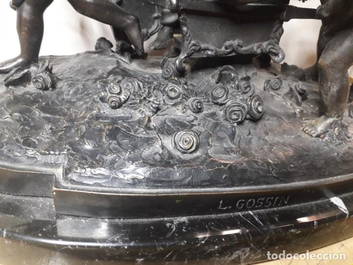 Antig&uuml;edades: GRAN CENTRO DE BRONCE Y MARMOL - Foto 4