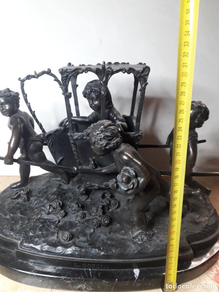 Antig&uuml;edades: GRAN CENTRO DE BRONCE Y MARMOL - Foto 5