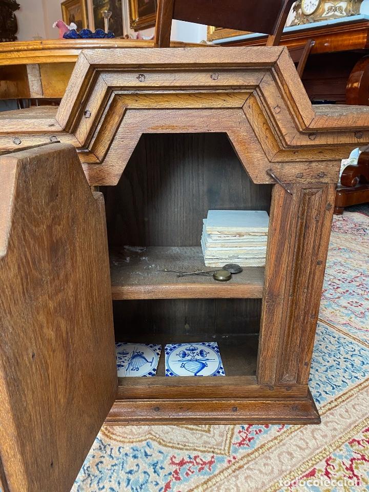 Antig&uuml;edades: Mueblito antiguo de madera de roble - Foto 3