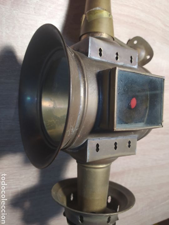 Antig&uuml;edades: ANTIGUO FAROL DE CARRUAJE - Foto 2
