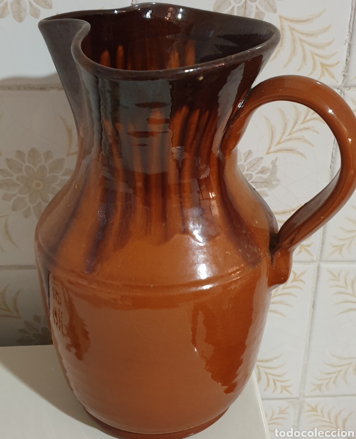Antig&uuml;edades: JARRA DE BARRO BIEN CONSRVADA - Foto 1