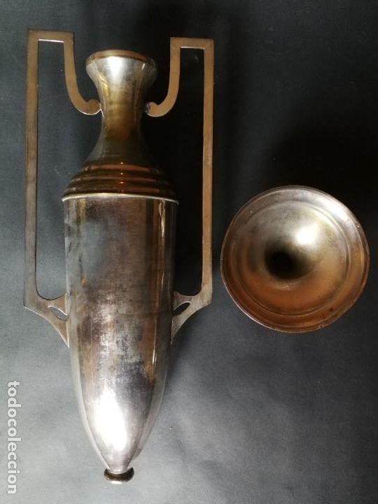Antig&uuml;edades: Jarr&oacute;n met&aacute;lico con asas - Foto 3