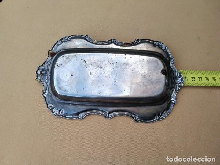Antig&uuml;edades: Bandeja metal. - Foto 3