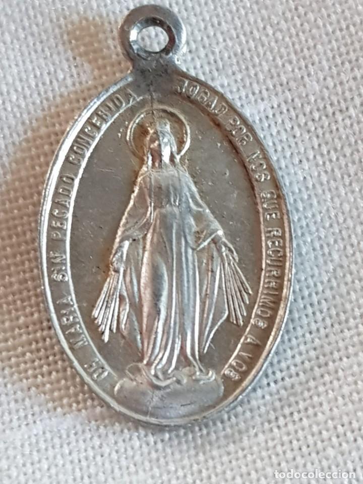 Antig&uuml;edades: Medalla sin pecado concebida - Foto 3
