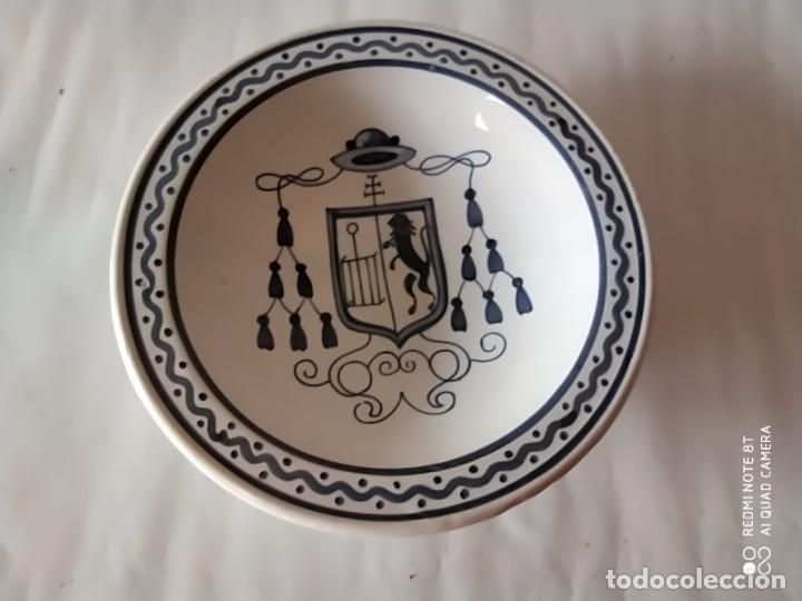 Antig&uuml;edades: plato pintado s. mora - Foto 1