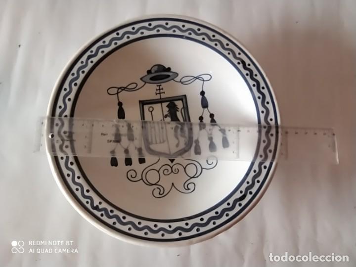 Antig&uuml;edades: plato pintado s. mora - Foto 2