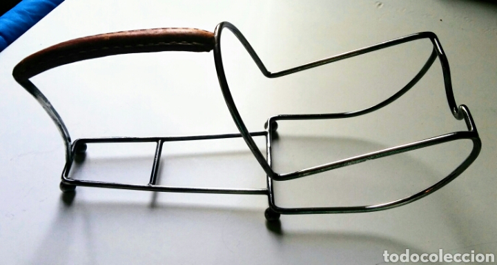 Antig&uuml;edades: Soporte botella plateada - Foto 1