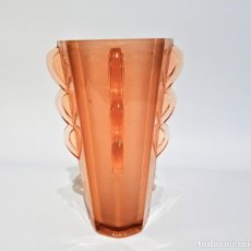 Antigüedades: JARRÓN ART DECO SOWERBY GLASS VASE 1930’S