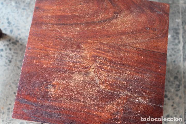 Antig&uuml;edades: set 3 mesas de madera maciza - Foto 6