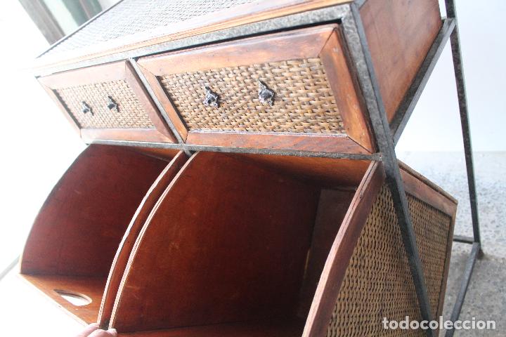 Antig&uuml;edades: mueble de hierro y bamb&uacute; - Foto 5