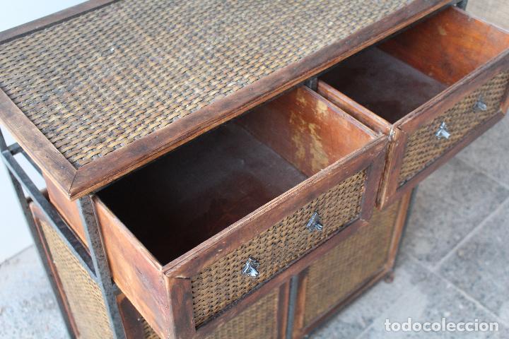 Antig&uuml;edades: mueble de hierro y bamb&uacute; - Foto 7
