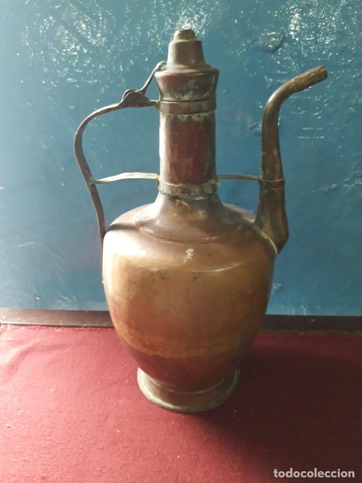 Antig&uuml;edades: Jarra de cobre - Foto 1