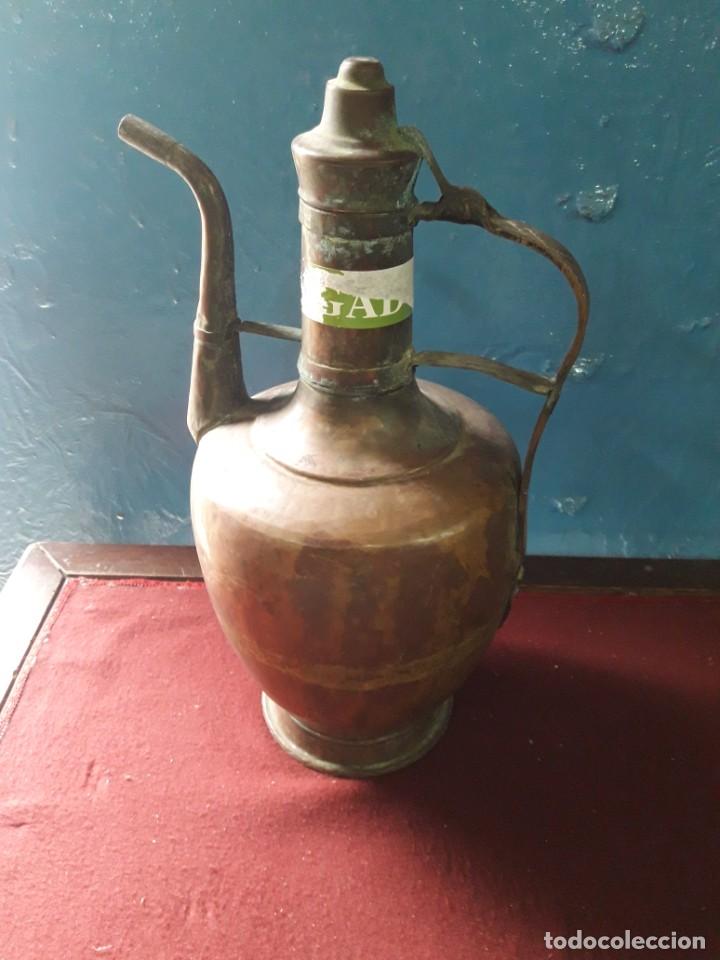 Antig&uuml;edades: Jarra de cobre - Foto 3